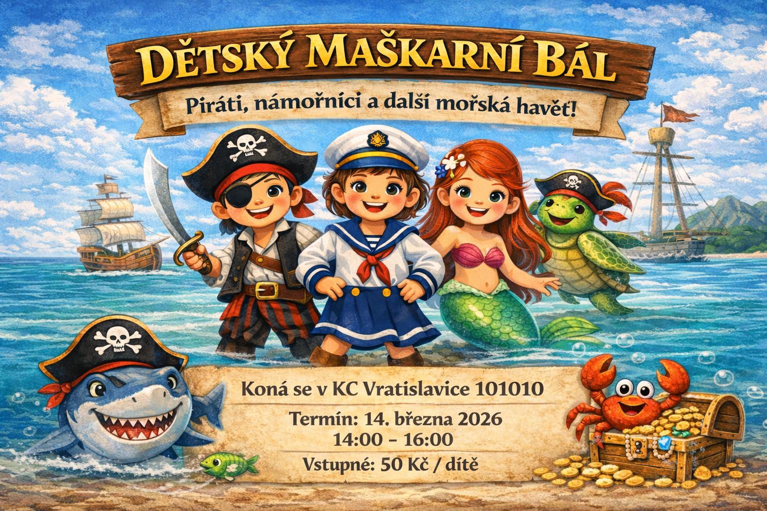 Pro děti: DĚTSKÝ MAŠKARNÍ BÁL